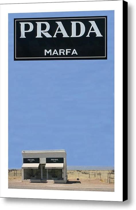 prada marfa canvas for sale|Prada marfa painting.